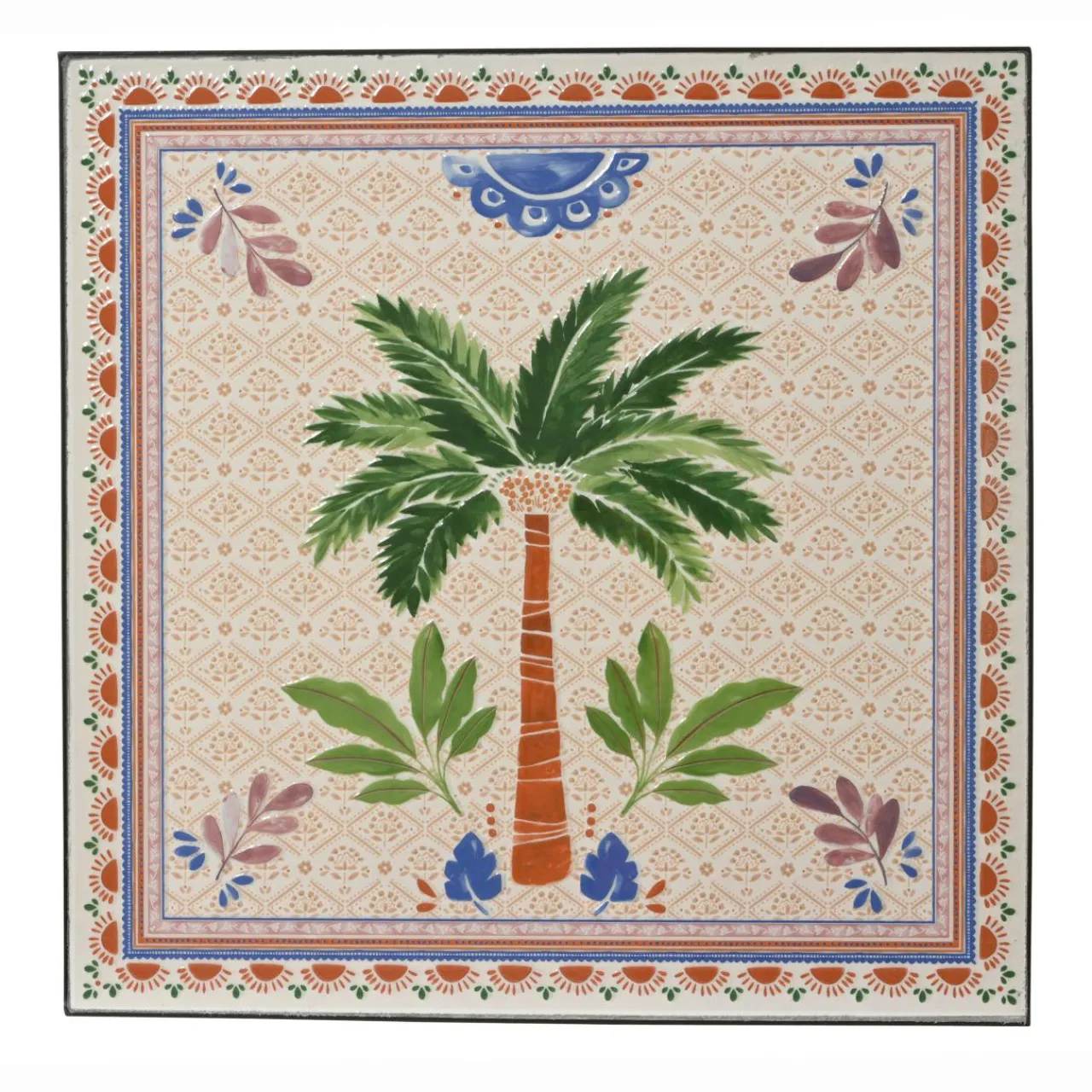 Chaise De Jardin|Salon De Balcon|EMINZA Chaise bistrot pliable en mosaïque Havana Brun Marron