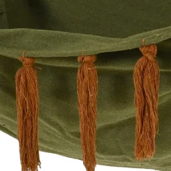 Hamac Et Accessoires|#N/A Chaise Hamac à suspendre à franges kaki Vert