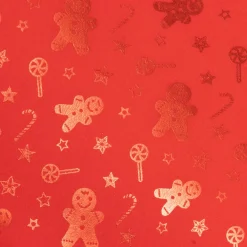 Nappe Et Chemin De Table|FEERIC LIGHTS Chemin de table (300 x 28 cm) Pain d'épice et doré Rouge