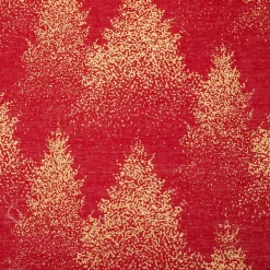 Nappe Et Chemin De Table|Feeric Lights & Christmas Chemin de table Noël (300 x 28 cm) Sapins Rouge et Or