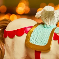 Déco Et Objet De Noël|KAEMINGK Cheval à bascule (H18 cm) Cirque de Noël Multicolore