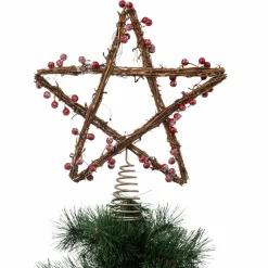 Cimier De Sapin|Feeric Lights & Christmas Cimier de sapin Baies Marron