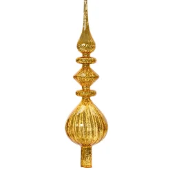 Cimier De Sapin|KAEMINGK Cimier de sapin en verre Lyrique Or