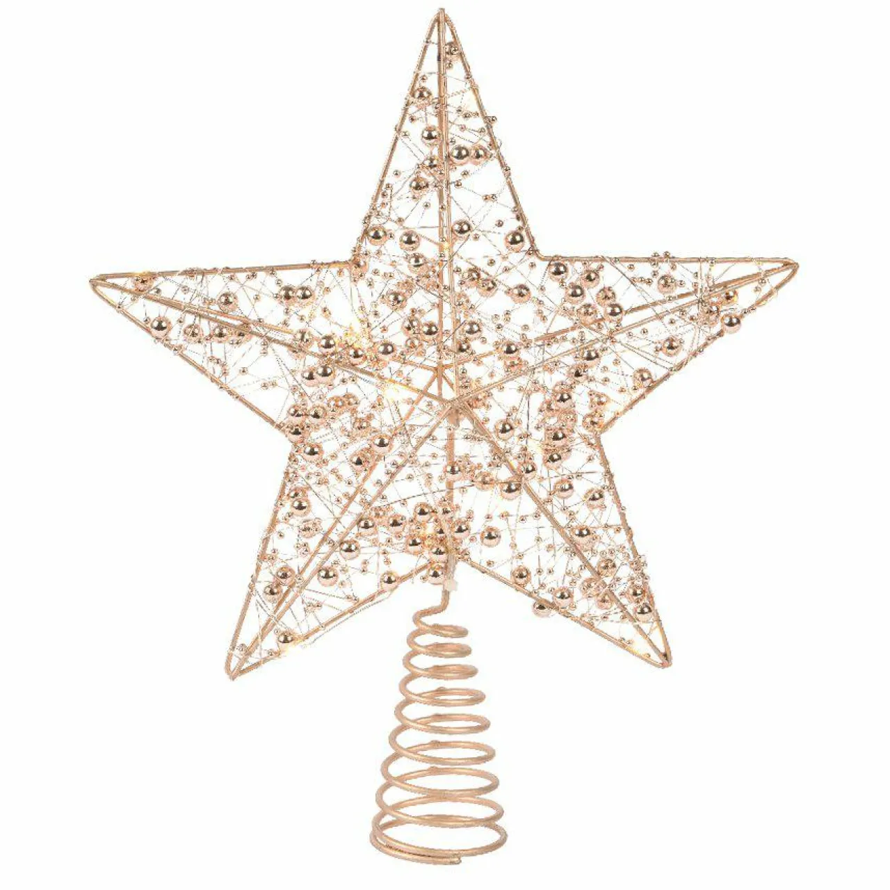 Cimier De Sapin|KAEMINGK Cimier de sapin lumineux Angie et blanc chaud Or