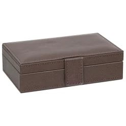 Objet Déco|Atmosphera, cru017dateur d'intu017drieur Coffret jeu Cartes bois (19 cm) Jule Marron