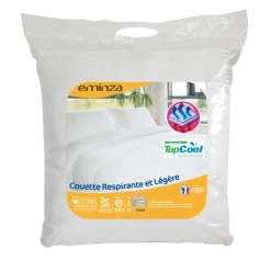 Couette, Oreiller, Traversin|EMINZA Couette (140 x 200 cm) Respirante et Légère he Blanc