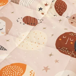 Linge De Lit Enfant|Linge De Lit Enfant|L'effet papillon Couette imprimée enfant coton et deux taies d'oreiller (240 x 220 cm) Sky Dream Rose