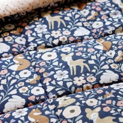 Linge De Lit Enfant|Linge De Lit Enfant|L'EFFET PAPILLON Couette imprimée enfant et une taie d'oreiller (140 x 200 cm) Forêt enchantée Multicolore