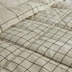 Couette, Oreiller, Traversin|L'EFFET PAPILLON Couette imprimée et une taie d'oreiller (140 x 200 cm) Carrie Beige