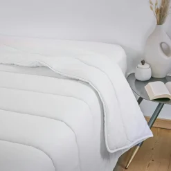 Couette, Oreiller, Traversin|L'effet papillon Couette tempérée coton anti acarien (140 x 200 cm) Celeste he Blanc
