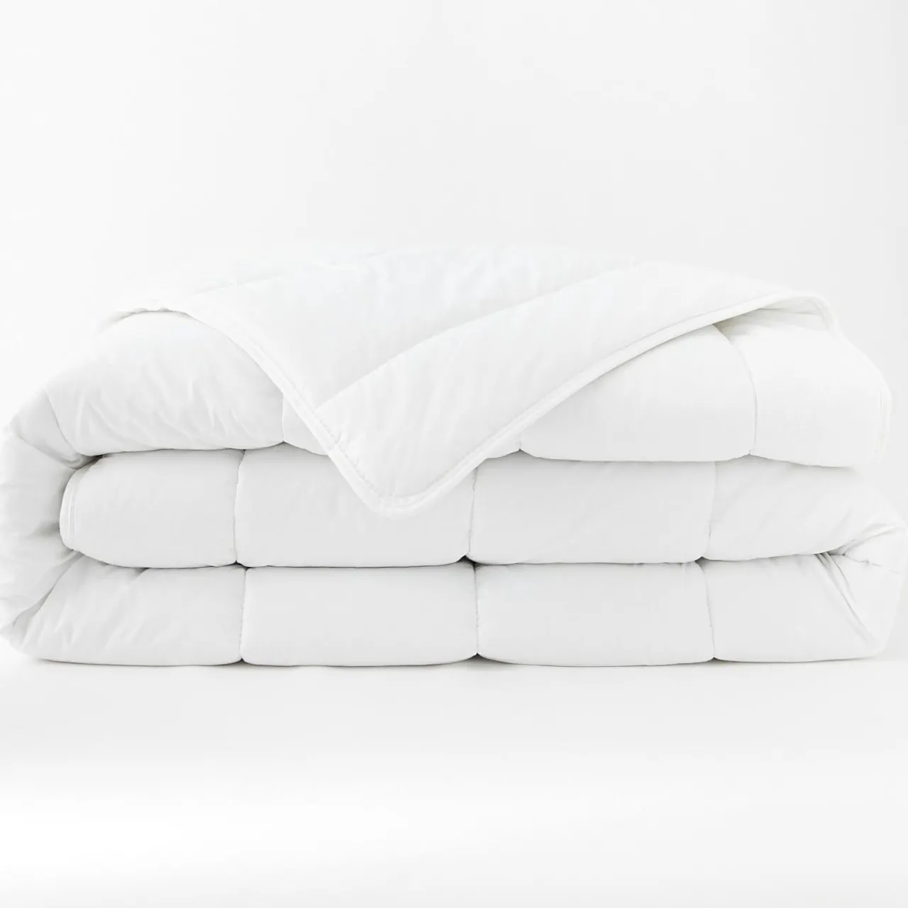 Couette, Oreiller, Traversin|L'effet papillon Couette tempérée coton anti acarien (140 x 200 cm) Celeste he Blanc