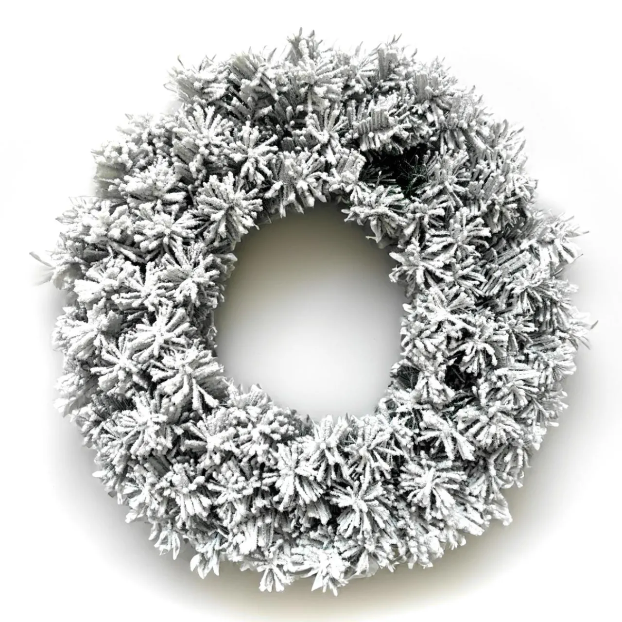 Couronne De Noël|EMINZA Couronne de Noël (D40 cm) Royal Vert enneigé Sapin enneigé