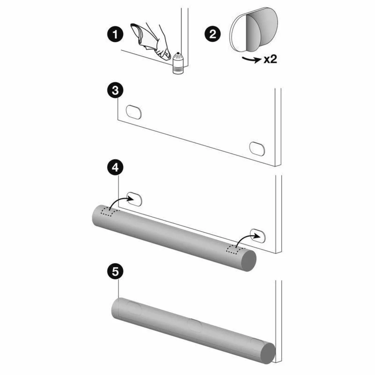 Coussin Bas, Bloc Porte|LUANCE Coussin bas de porte polycoton (L80 x 7,5 cm) Aimanté Gris foncé