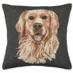 Coussin Et Housse|LOVELY CASA Coussin carré (40 cm) Choupy Gris Anthracite