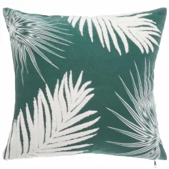 Coussin Et Housse|ATMOSPHERA Coussin carré (40 cm) Feuilles Vert