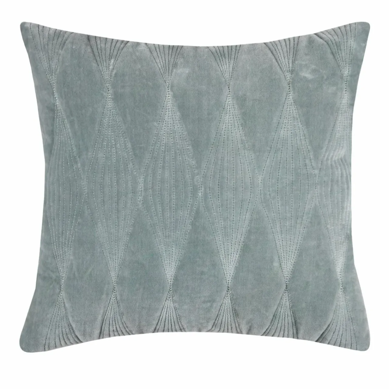 Coussin Et Housse|LOVELY CASA Coussin carré (40 cm) Naomie Vert Jade
