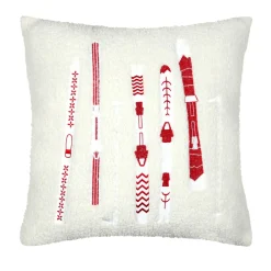 Coussin Et Housse|STOF Coussin carré (45 x 45 cm) Bessey Rouge