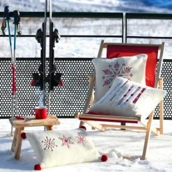 Coussin Et Housse|STOF Coussin carré (45 x 45 cm) Bessey Rouge