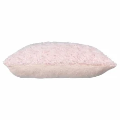Coussin Et Housse|ATMOSPHERA Coussin carré (45 x 45 cm) Bouclée Rose Rose poudré