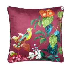 Coussin Et Housse|STOF Coussin carré (40 x 40 cm) Emmy Bordeaux