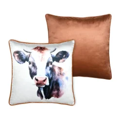 Coussin Et Housse|STOF Coussin carré (50 x 50 cm) Fernande brun Marron