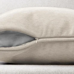 Coussin Et Housse|EMINZA Coussin carré (50 x 50 cm) Minuit Taupe