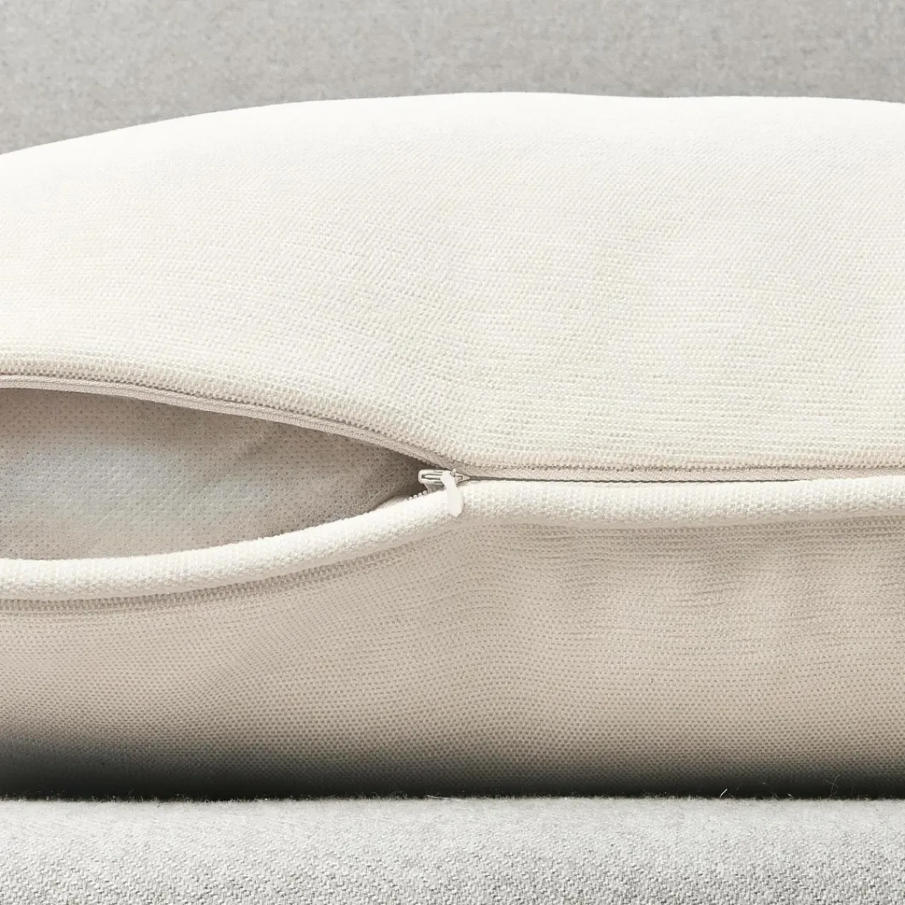 Coussin Et Housse|EMINZA Coussin carré (50 x 50 cm) Minuit sable Beige