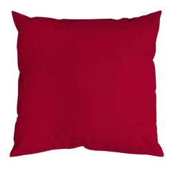 Coussin Et Housse|LOVELY CASA Coussin carré (40 x 40 cm) Nelson Rouge