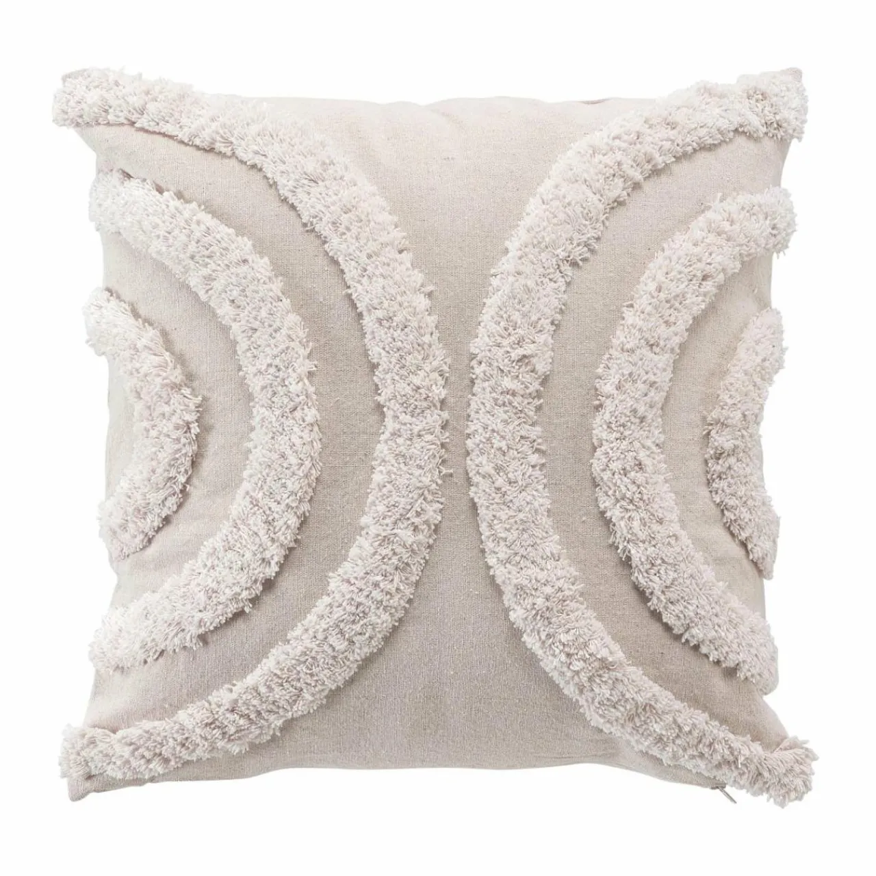 Coussin Et Housse|DOUCEUR D'INTERIEUR Coussin carré (40 x 40 cm) Zita Beige