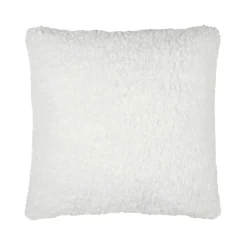 Coussin Et Housse|STOF Coussin carré bouclette (45 x 45 cm) Grignon Ecru