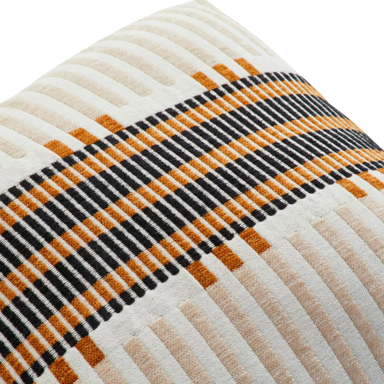 Coussin Et Housse|Atmosphera, cru017dateur d'intu017drieur Coussin carré brodé (40 x 40 cm) Jangwa Beige