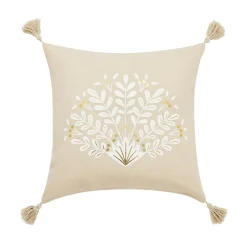 Coussin Et Housse|douceur d'intu017drieur Coussin carré coton (45 x 45 cm) Majestia Beige