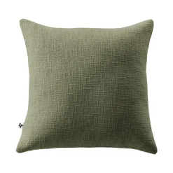 Coussin Et Housse|L'EFFET PAPILLON Coussin carré coton (45 x 45 cm) Sixtine Vert romarin