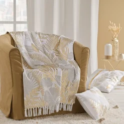 Coussin Et Housse|douceur d'intu017drieur Coussin carré coton (50 x 50 cm) Melisse Or