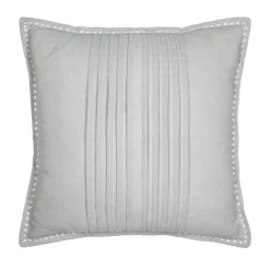 Coussin Et Housse|STOF Coussin carré coton (50 x 50 cm) Joséphine Gris clair