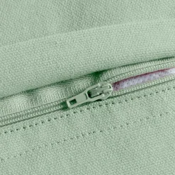 Coussin Et Housse|EMINZA Coussin carré coton (45 x 45 cm) Pixel franges Vert menthe