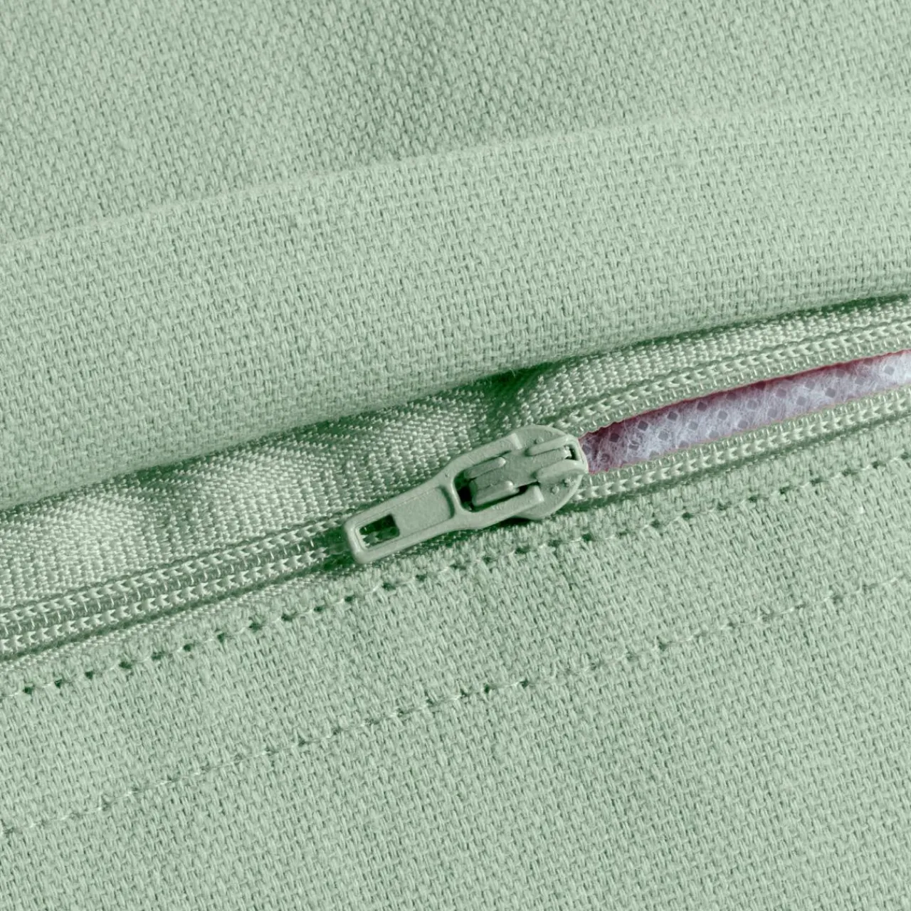 Coussin Et Housse|EMINZA Coussin carré coton (45 x 45 cm) Pixel franges Vert menthe