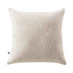 Coussin Et Housse|L'EFFET PAPILLON Coussin carré coton (45 x 45 cm) Sixtine Beige