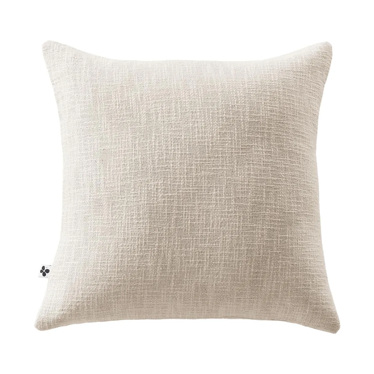 Coussin Et Housse|L'EFFET PAPILLON Coussin carré coton (45 x 45 cm) Sixtine Beige