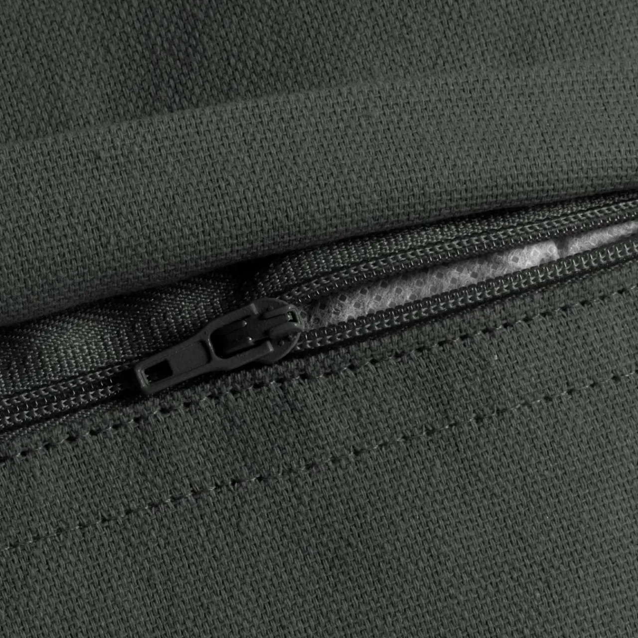 Coussin Et Housse|EMINZA Coussin carré coton (45 x 45 cm) Pixel franges Gris Anthracite