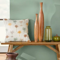 Coussin Et Housse|douceur d'intu017drieur Coussin carré coton (45 x 45 cm) Palmelia Multicolore