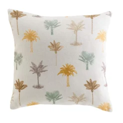 Coussin Et Housse|douceur d'intu017drieur Coussin carré coton (45 x 45 cm) Palmelia Multicolore
