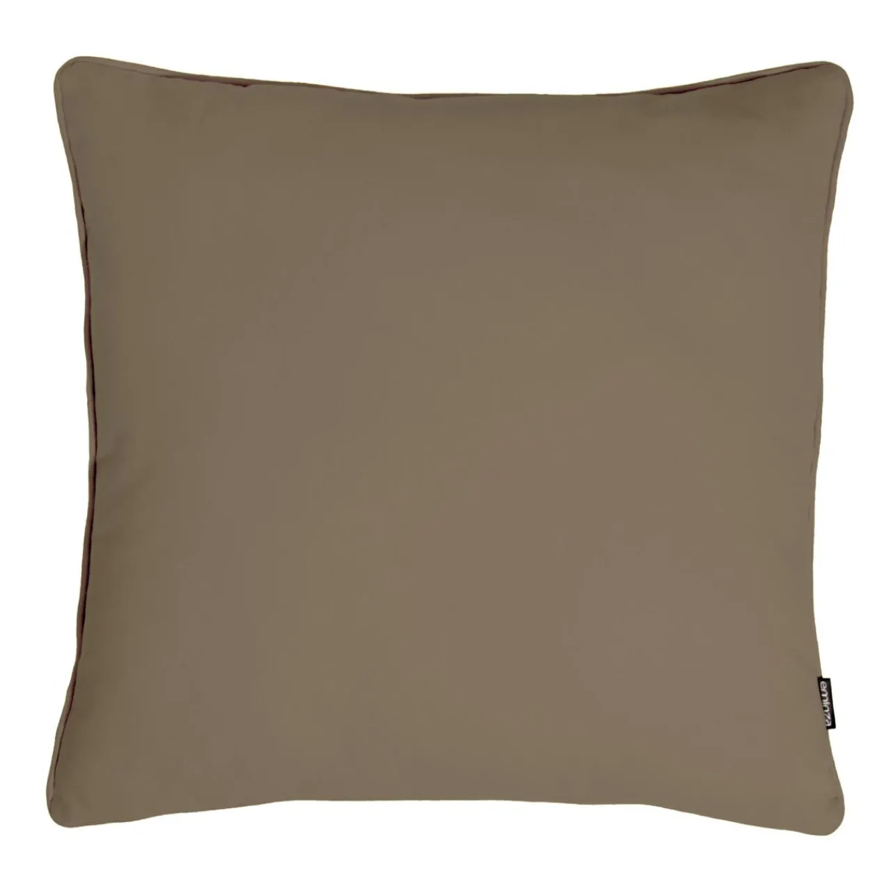 Coussin Et Housse|EMINZA Coussin carré coton (60 x 60 cm) Pixel Taupe