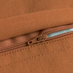 Coussin Et Housse|EMINZA Coussin carré coton (45 x 45 cm) Pixel franges Camel