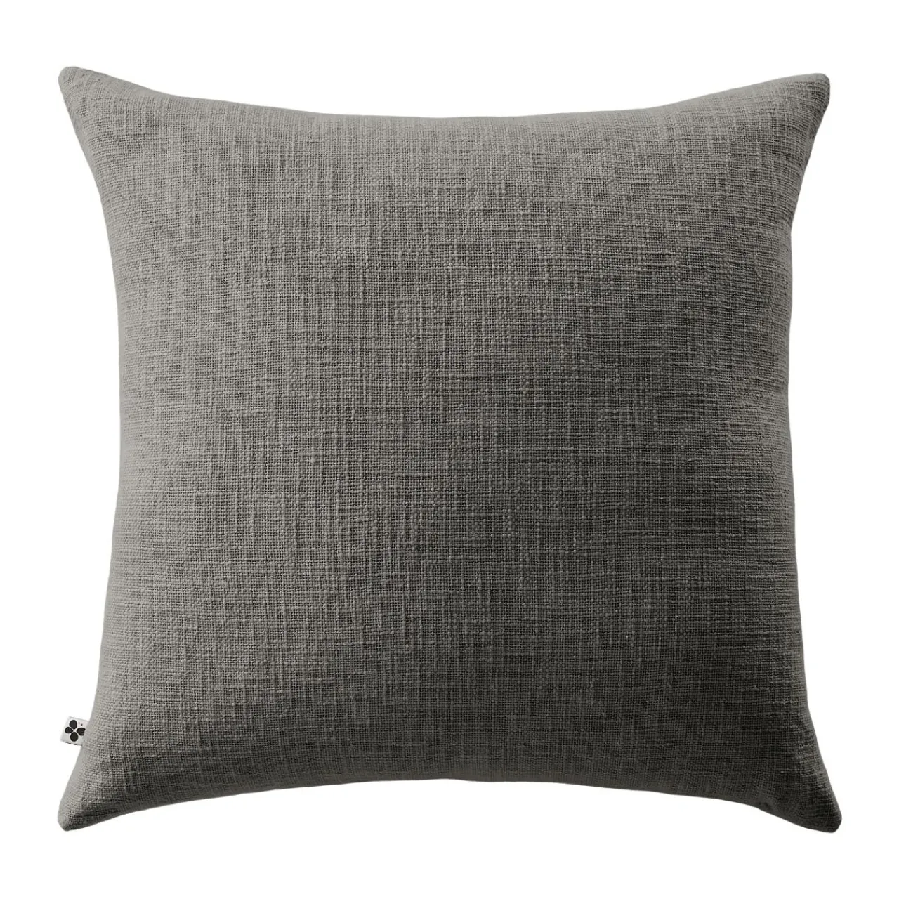 Coussin Et Housse|L'EFFET PAPILLON Coussin carré coton (60 x 60 cm) Sixtine Gris ardoise Gris foncé