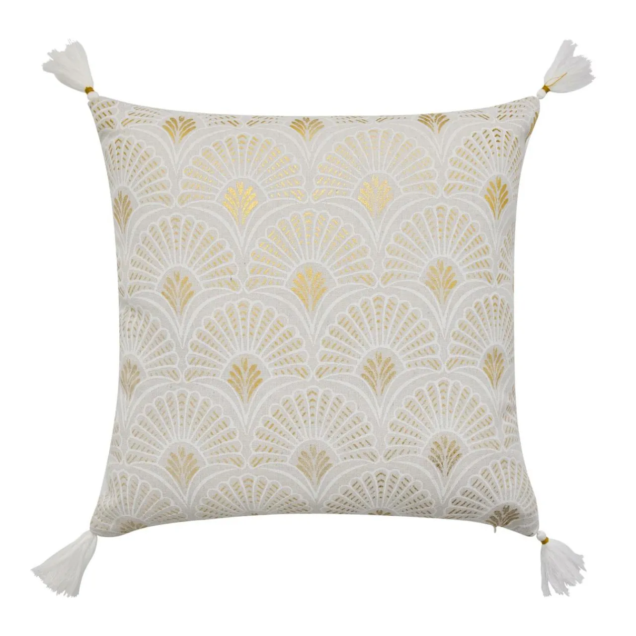 Coussin Et Housse|douceur d'intu017drieur Coussin carré coton (45 x 45 cm) Layoa Or