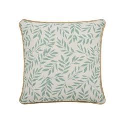 Coussin Et Housse|douceur d'intu017drieur Coussin carré coton (45 x 45 cm) Naya Vert sauge