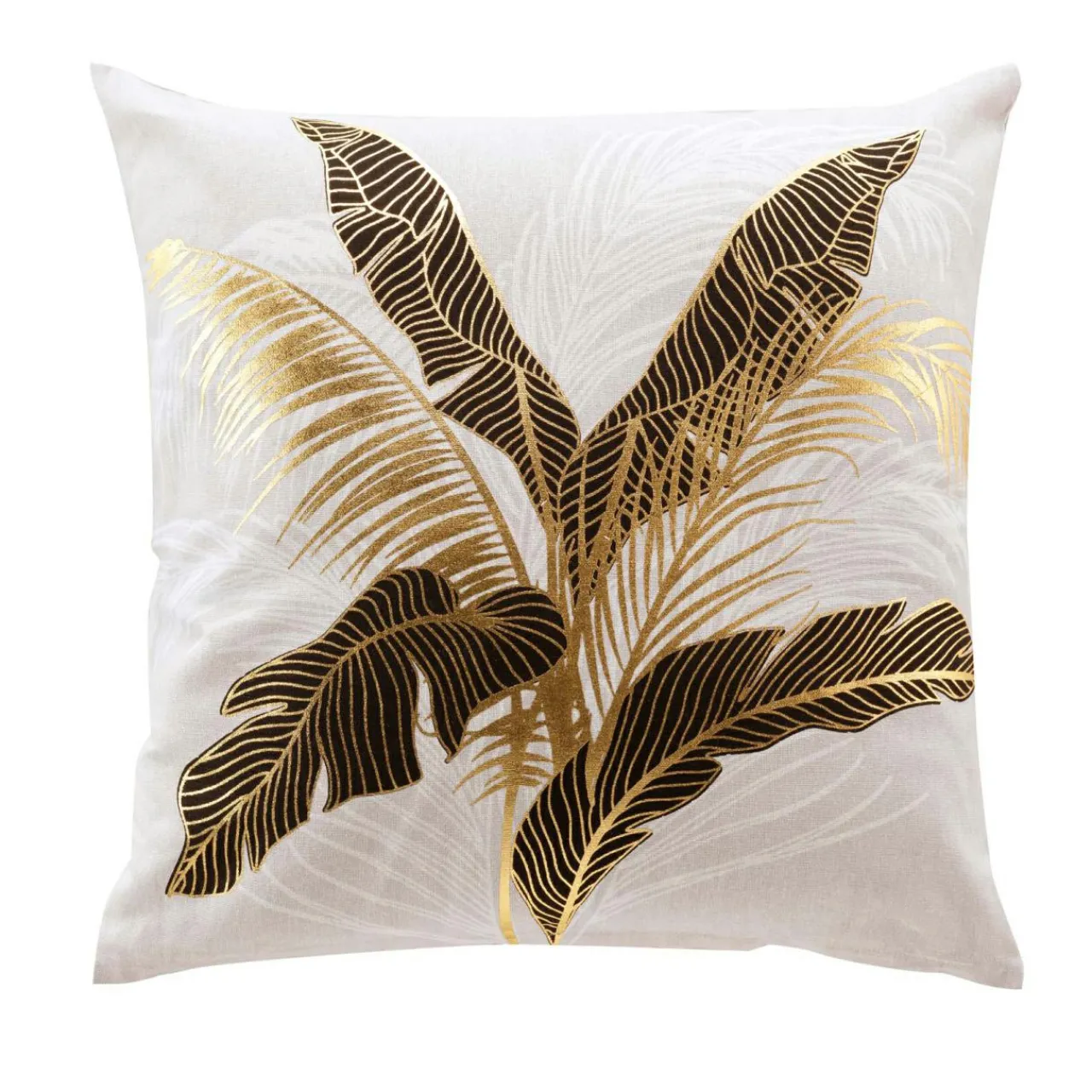 Coussin Et Housse|DOUCEUR D'INTERIEUR Coussin carré coton (45 x 45 cm) Aileen Ecru