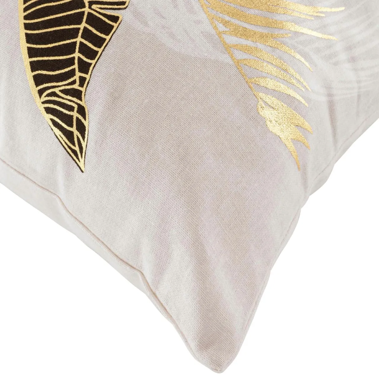 Coussin Et Housse|DOUCEUR D'INTERIEUR Coussin carré coton (45 x 45 cm) Aileen Ecru