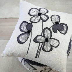 Coussin Et Housse|STOF Coussin carré coton (45 x 45 cm) Tilda Ecru